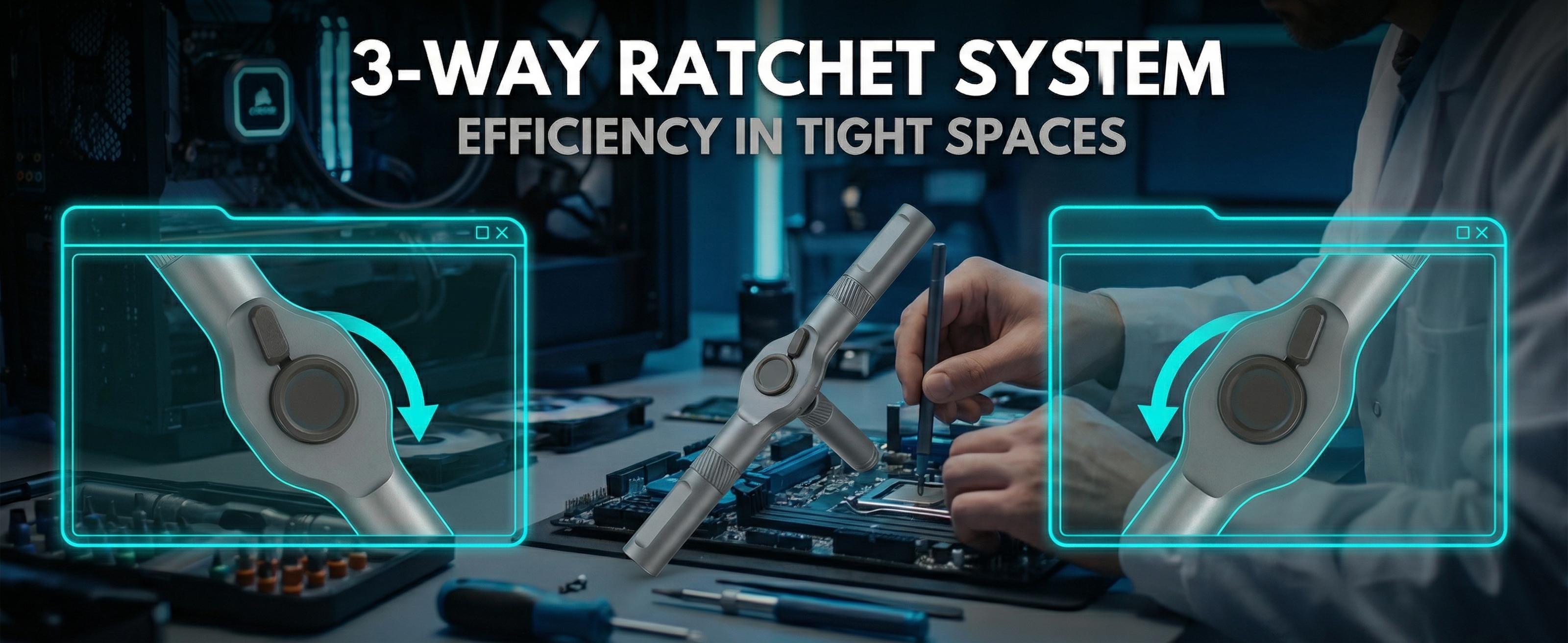 24 in 1 DIY Screwdriver Set, switchable magnetic ratchet screwdriver bit kit, compact and portable repair tool set for home, electronics and furniture assembly, toolbox gift for Thanksgiving, Christmas and New Year 24 in 1 DIY Screwdriver Set, switchable magnetic ratchet screwdriver bit kit, compact and portable repair tool set for home, electronics and furniture assembly, toolbox gift for Thanksgiving, Christmas and New Year