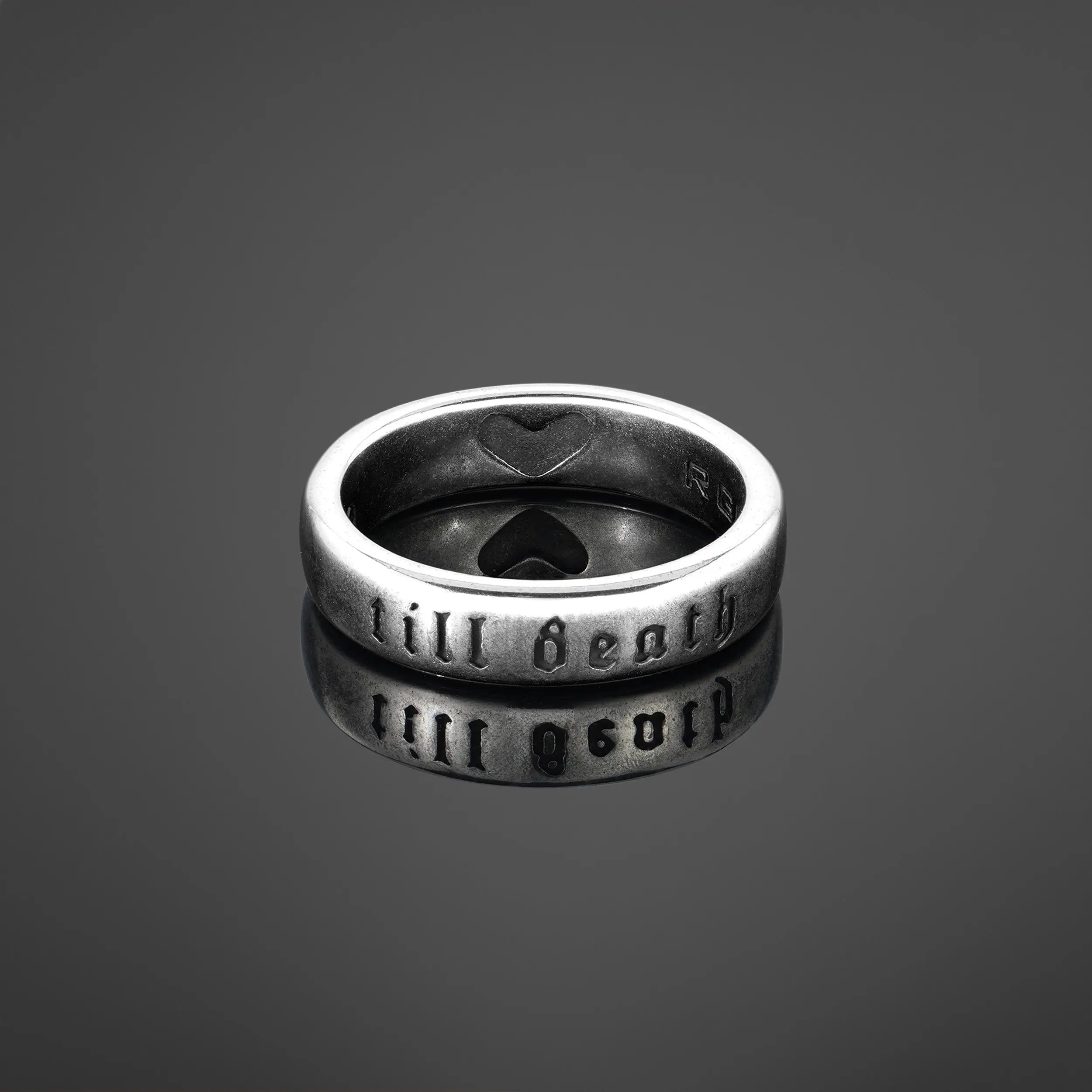 Till Death Ring - Silver RG201 Till Death Ring - Silver RG201
