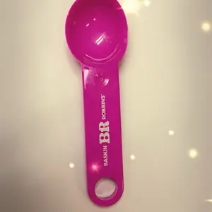 Baskin Robbins Ice Cream Plastic Scoop - Pink Cutlery for Tableware Use