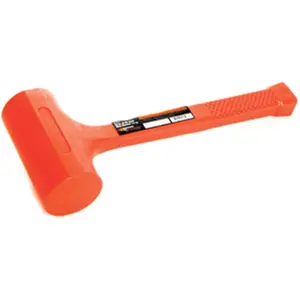 212 MAIN Wilmar PMM7264 64 Oz. Hi-Viz Dead Blow Hammer, 18.5 in. Handle, DIY Tools