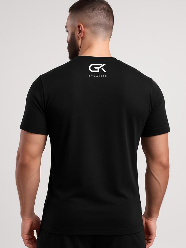 Gymaniak Gothic Power 100% Cotton Sport Gym Shirt for Men - Comfortable & Durable Training Tee with Gothic Design