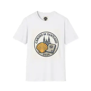 Camino Journey T-Shirt, Unisex Travel Tee, Buen Camino Shirt, Souvenir Clothing, Pilgrimage Keepsake