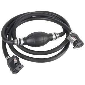 2m/3m Length Fuel Desiel Line Hose Fuel Pump Pipe Oil Hose Pipe Connector 8mm Diameter for Car Outboard Boat Marine Engine