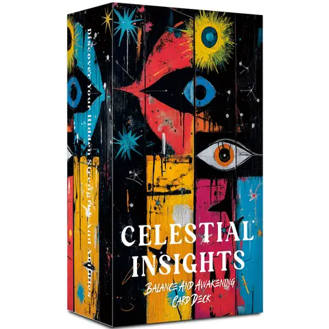 1 Box 56 Inner Wisdom Oracle Cards, Intuition Spiritual Awakening Oracle Cards, Personal Growth Oracle Cards for Beginners, Tarot Cards, Tarot Card Decks, Card Games, Card Games for Teens
