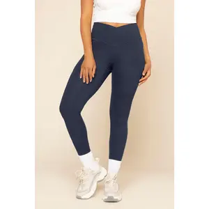 Crisscross Hourglass® Legging with Pockets - Cosmic Navy