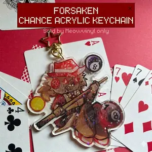 Chance Milestone IV Acrylic Keychain Roblox Forsaken