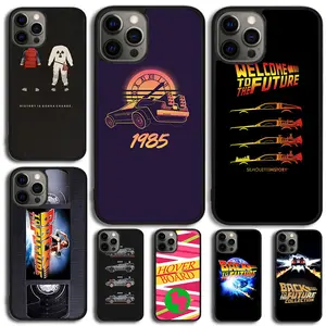 Back to the Future Movie Phone Case Cover For for iPhone 16 15 14 XR XS 11 12 13 Mini Pro MAX Plus