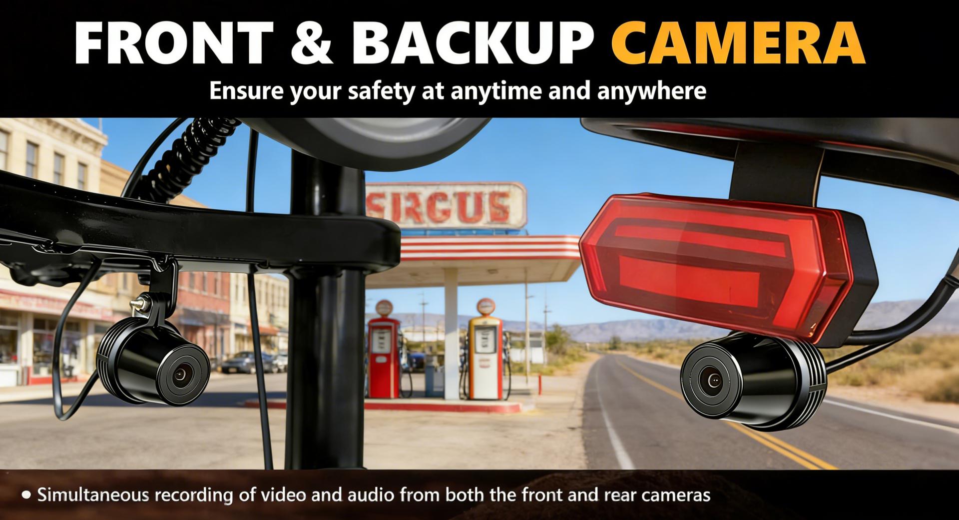 【Hieha】 2026 Upgraded Smart Electric Bike: 1500W Peak Motor & 48V 15Ah Battery. 20" Fat Tire All-Terrain E-Bike with Front & Rear Dash Cam, CarPlay Display & App Control& Professional UL Certified Commuter Bike.