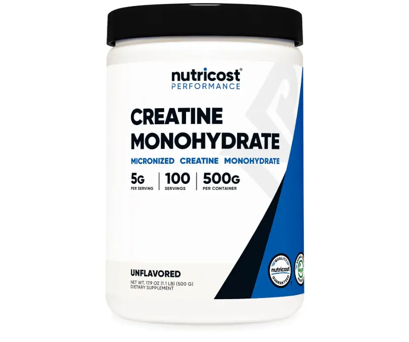 Nutricost Creatine Monohydrate Micronized Powder 500G, 100 Servings