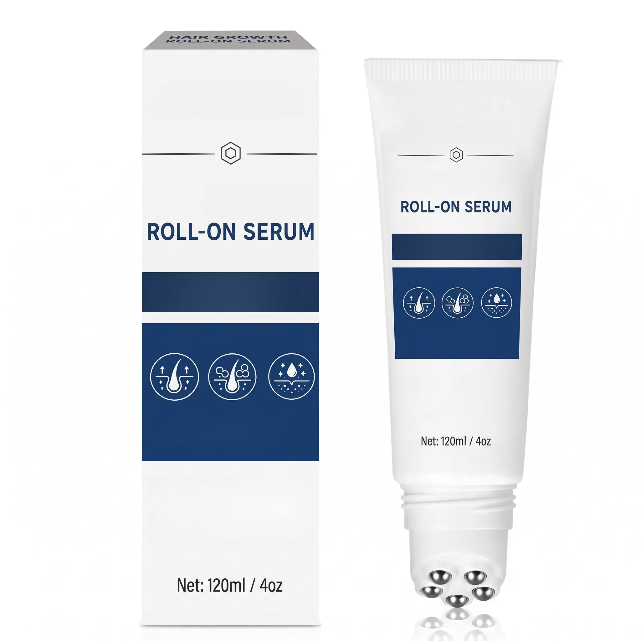 Scalp Nourishing Roll-On Serum – Daily Scalp Care Treatment with Rollerball Applicator, Moisturizing & Revitalizing Formula for Thinning Areas, Easy-to-Use Massage Roller for Scalp Refresh, 120ml / 4oz
