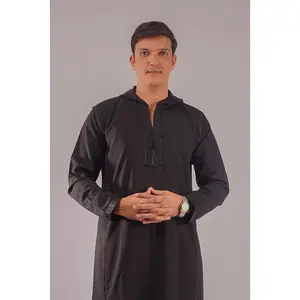 Hooded Thobe - Black