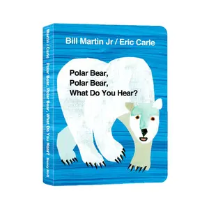 Polar Bear, What Do You Hear? Early English Learning Book, Toddler Language Development Storybook, Preschool Educational Reading Material
