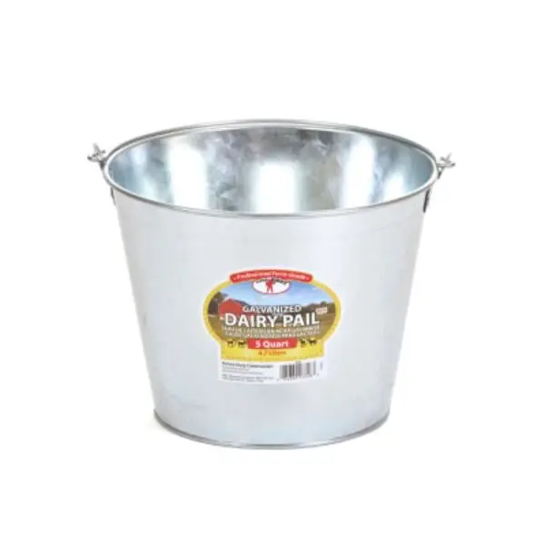 Miller Manufacturing GP5 5 qt. Galvanized Steel Pail