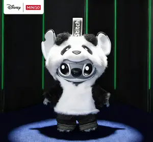 Disney GenZ Street Style Series Panda Stitch Plush Toy Cute Stuffed Collectible Ideal Birthday Gift for Girls Trendy GenZ Pick
