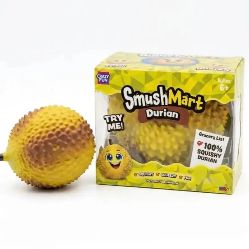 Jumbo squishy durian smushmart and squeezy fun collectible