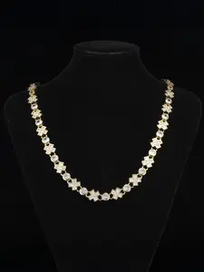 ICED CHICS Cross-shaped round Zircon necklace, hip-hop jewelry accessory, the best choice for Valentine's Day gift