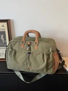 Large-capacity dry and wet separation travel bag! Handbag for students and mothers, with bow embroidery! Commuting, short trips, weekend travel bag! Camping bag! Sports and fitness bag!