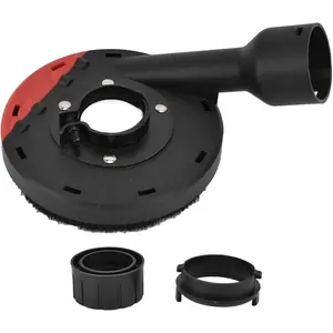 1pc Angle Grinder Dust Shroud, Adjustable High Efficiency Dustproof Shroud for 4inch/4.5inch/5inch Grinders, Compatible with 4.5 Grinding Disc
