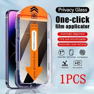iPhone Screen Protector Film Anti-Spy Privacy Shield Easy Install Tempered Glass Full Coverage Compatible with iPhone Models