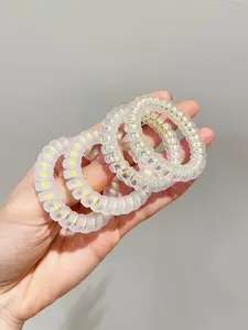 10-Pack Elastic Hair Ties for Women, High Stretch Durable Rubber Bands, Simple New Design, Versatile Headwear Accessories