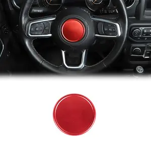 For 2018+ Jeep Wrangler JL & Gladiator JT Steering Wheel Central Cover Trim