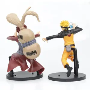 1Pc 20cm Anime Sasuke Kakashi Uzumaki Gaara Action Figures Cartoon PVC Collectiable Model Toys Kids Boys Birthday Gifts