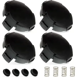 Speed Feed 400 Trimmer  Cap and Spring Kit - Compatible with Echo Weed Eater  SRM-225 SRM-230 PAS-225 String Trimmer Echo Trimmer  X472000070 (4 Pack)