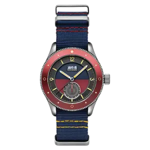 Airmaster Sector Meca-Quartz Blue /Red / Nylon | Blue Dial