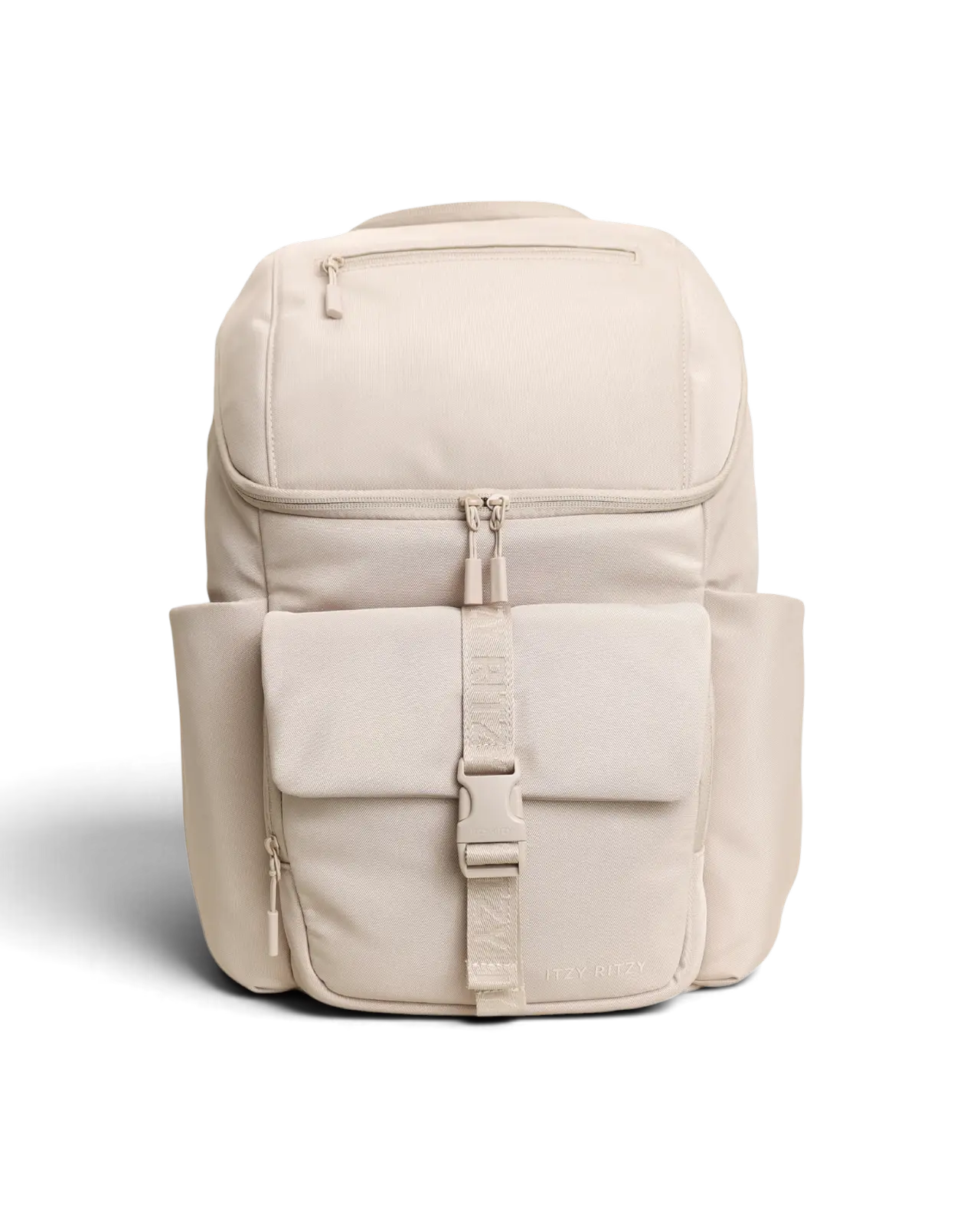 Itzy Ritzy Belong Bucket Multifunctional Diaper Backpack - Lightweight, Easy-to-Clean Diaper Travel Bag with Zipper, High-Capacity Family-Ready Bag for Parents, Great for Outings, Errands, and Trips
