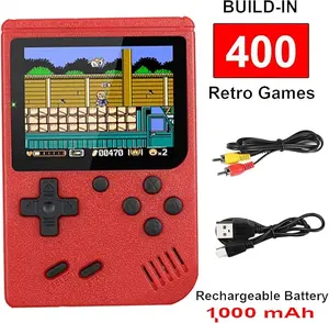 Retro Game Machine Handheld Console with 400 Classic FC Games
