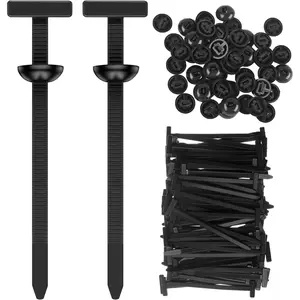 150 count Nylon Universal  Tie Buckle, Heavy Duty Self-Locking  Zip Ties With Pin & Button Design,  Tie Buckle Zip Tie for  Daily Repair, Workshop, Daily Use