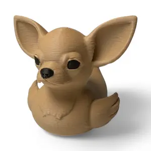 Chihuahua Duck – 3D-Printed Tiny & Sassy Pup-Duck Collectible