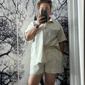 Sparkle Rhinestone Short Set Women Two Piece Outfit