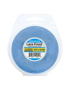 Blue Wig Tape Double Sided Lace Front Wig Support Tape, Waterproof Strong Adhesive 12 Yard, Durable Hair Accessory
