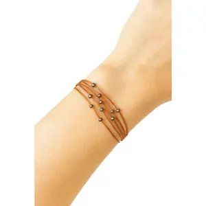 Echo - Minimal Beaded Strand Bracelet – Adjustable & Handmade