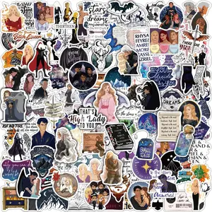 ACOTAR & Throne of Glass Sticker Pack – 114PCS Fantasy Bookish Waterproof Stickers for Kindle, Laptop & Water Bottle