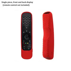 Shockproof Silicone Remote Control Case Cover, Anti-Slip Slim Protector for Lg Smart Tvs, Magic Remote 2021, Mr21/mr22 Models