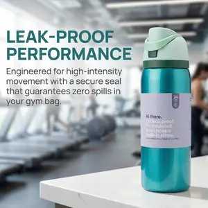 Ow（Frozen Blue）  32oz/945ml outdoor sports water bottle, double-layer vacuum insulated portable drinking cup, travel ice coffee cup