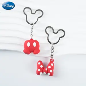 1/2Pcs Disney Officially Licensed Minnie Bow Mickey Shorts Keychain, Keychain Pendant, Mickey Bag Clip Cute Cartoon Soft Touch PVC Bag Clip Bag Charm Keyring Collectible Ornaments Bag Hangings Wallet Backpack Bag Decoration Christmas Birthday Gifts