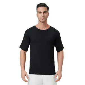100% Merino Wool T-Shirt for Men - short shirts for Outdoor Sports Casual Gym Shirts