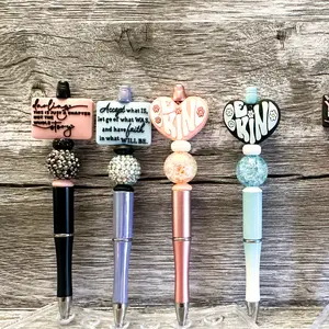 Inspirational - Motivational Beaded Pens - Be Kind - You Are Enough - Limited Edition