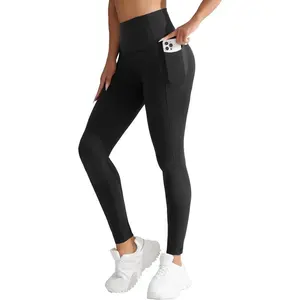 HighWaisted7/8LeggingswithPockets,NoFrontSeamButterySoftTummyControlWorkoutYogaPantsforWomen25"