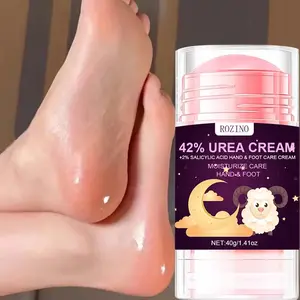 40g 42% Urea & 2% Salicylic Acid Hand & Foot Cream, Soft Moisturizing Personal Care Stick for Hand and Foot, Portable Moisturizer for Dry Cracked Hands and Feet Skin