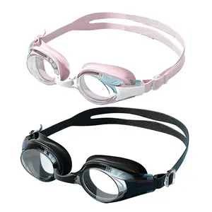 2 Pack Adult Swim Goggles Anti-Fog UV Wide View Waterproof Leak Proof For Men Women