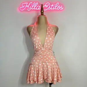 Polka Dot Girl Romper Dress