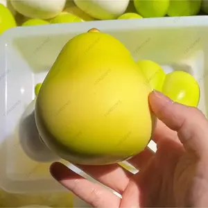 Pear Shape Slow Rising Squishy Toy Cute Fruit Memory Foam for Stress Anxiety Relief Sensory Toy Desk Decoration Party Favor Gift