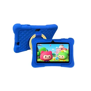 7 Inch Android Tablet, Parental Control Tablet with Silicone Case, Multifunctional Educational Tablet for Kids, Best Gift Choice