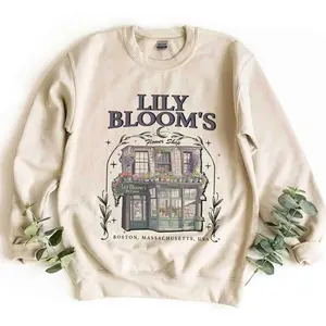 Lily Bloom's Floral Shop Sweatshirt, It Ends With Us Shirt, Colleen Hoover tshirt, lilly bloom merch, It Starts With Us, Bookish t-shirt