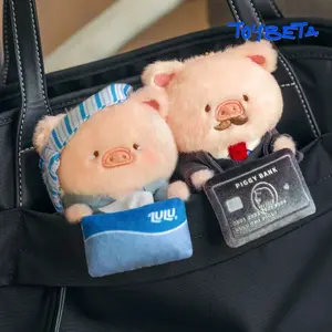 LuLu The Piggy Office Series Workplace Partners Monitor Plush Blind Box, Piglet Stuffed Animal, Stuffed Animal Gifts for Collectors