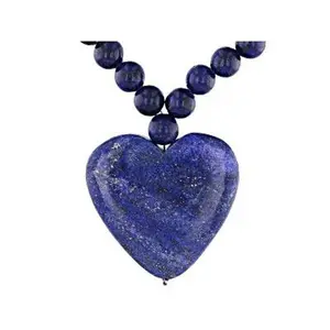 JTV Blue Lapis Lazuli Sterling Silver Necklace